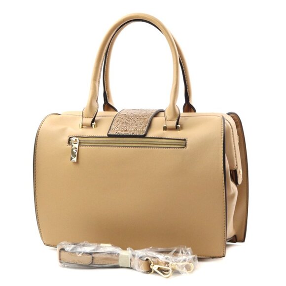 Doctor Bag style handbag with matching wallet. - Picture 2 of 3